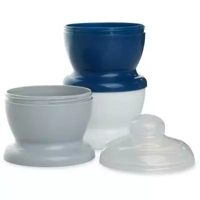 Boîte transport de lait - THERMOBABY - Avec couvercles - Gris charme