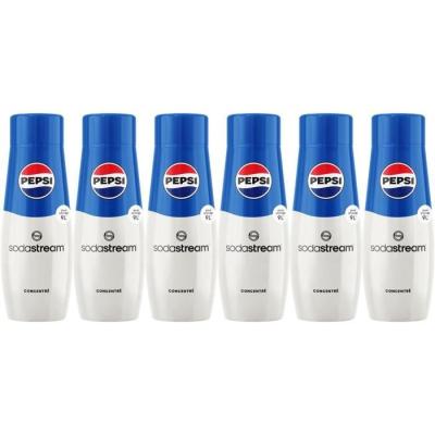 Sodastream - Lot de 6 concentrés PEPSI - 440ml
