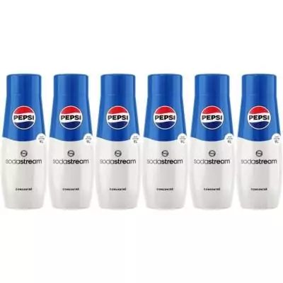 Sodastream - Lot de 6 concentrés PEPSI - 440ml