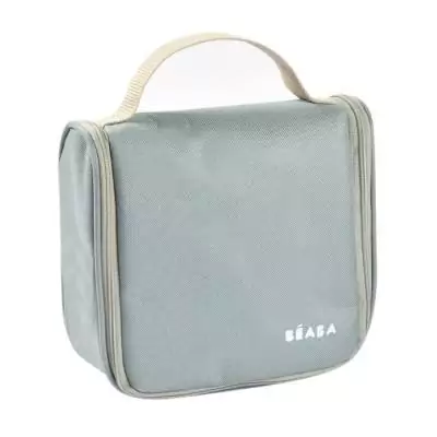 BEABA, Trousse de toilette bébé, nomade, 9 accessoires, vert sauge BEABA, Trousse de toilette bébé, nomade, 9 accessoires, vert sauge