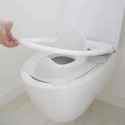 Réducteur WC - THERMOBABY - LUXE - Blanc muguet