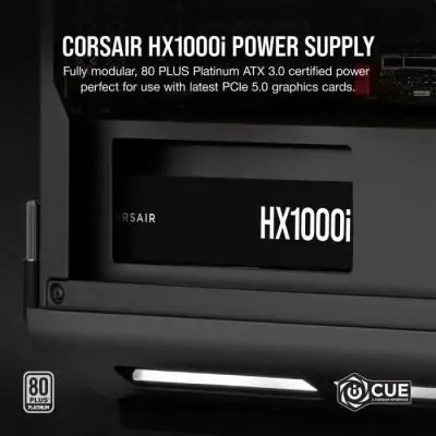 Alimentation PC - CORSAIR - iCUE LINK HX1000i SHIFT - 1000 Watt - Cybenetics Platinum - Fully Modular