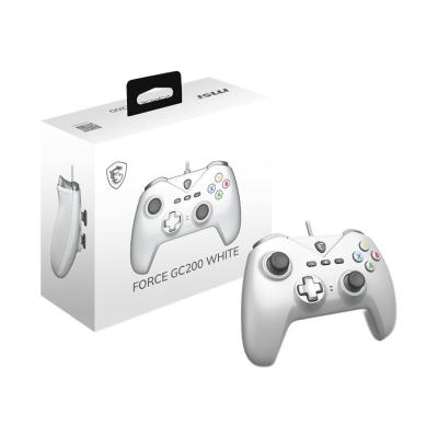 Manette de jeu - PC - FORCE GC200 - Filaire - Blanc - MSI