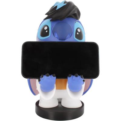 Figurine Disney Stitch Elvis - EXQUISITE GAMING - Cable Guys - Support écouteurs, smartphone ou petit accessoire - 20 cm