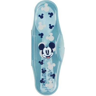 SET 2 CUILLERES AVEC BOITIER DE TRANSPORT MICKEY COLLECTOR