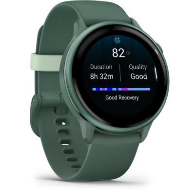 Montre connectée sport - GARMIN - Vivoactive 6 - Ecran AMOLED - GPS - Vert