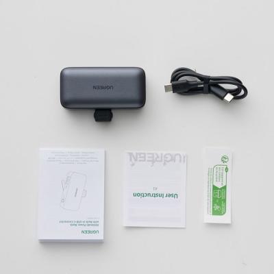 Batterie externe - UGREEN - 5,000 mAh - Connecteur USB-C - Avec support - Noir Batterie externe - UGREEN - 5,000 mAh - Connecteur USB-C - Avec support - Noir