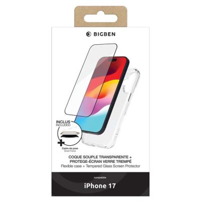 Pack coque + Verre trempé - IPhone17 - 2,5D - GRS - SmartFrame