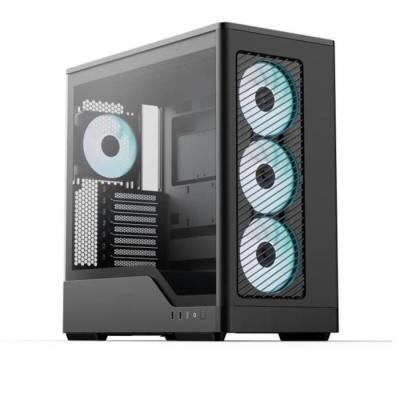 Boîtier PC sans alimentation - AEROCOOL - D520A-BK V1 - Moyen tour - Format ATX - 4x120mm A-RGB - Noir