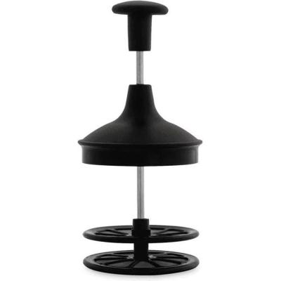 Mousseur a lait manuel - BIALETTI - PERFETTO CREMA - 330 ml - Noir