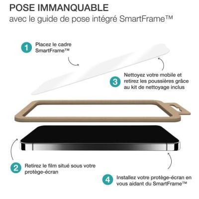 Verre trempé IPhone17/IPhone16 Pro - 2,5D - SmartFrame