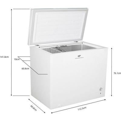Congélateur coffre - CONTINENTAL EDISON - CECC291WD - Classe D - 291 L - 112,5 x 60,8 x 83,5 cm - Blanc