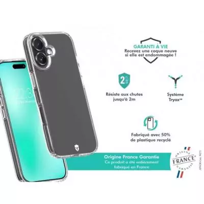 Coque FC Feel iPhone17 Transparent - Protection optimale & design élégant