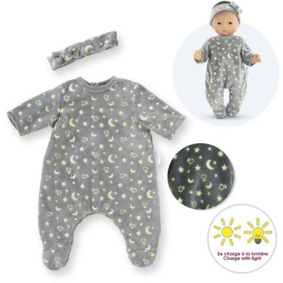Pyjama - Corolle - Brille dans la Nuit - 30 cm - Doux - Phosphorescent