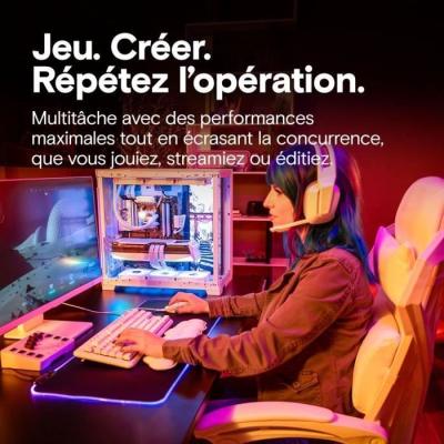 Kit mémoire gamer - CRUCIAL Pro OC - CP2K16G64C32U5W - 32&nbsp;Go (2x&nbsp;16&nbsp;Go) DDR5-6400 UDIMM - CL32 avec dissipateur thermique -