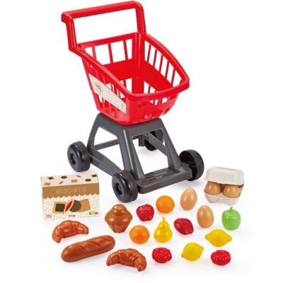 Chariot de courses garni - ECOIFFIER - 20 aliments - Des 18 mois