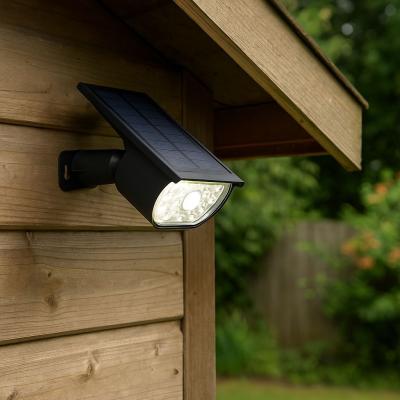 Spot solaire a planter - GALIX - G2603 - 300 Lumens Double éclairage (option Applique) - Détecteur de présence