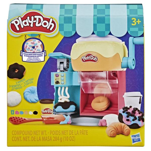 Play-Doh Donut Drop Shop, coffret de pâte a modeler, jouet de nourriture factice, loisirs créatifs pour enfants, des 3&nbsp;ans