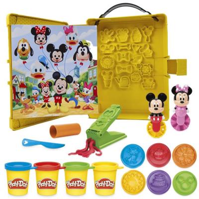 Play-Doh Disney Junior Crée Une Histoire, Coffret de pâte a Modeler portatif, Loisirs créatifs, des 2 ans