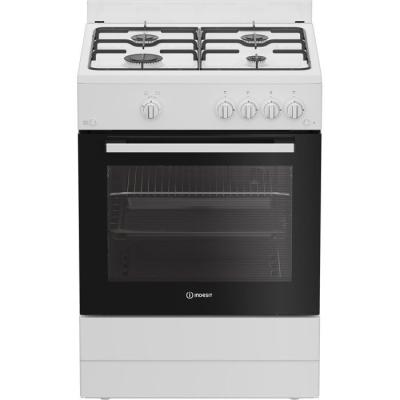 Cuisiniere a gaz - INDESIT - I6GGKMWF - 4 foyers - 10,4 KWh - L60 cm - Blanc