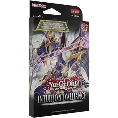 Pack de 3 boosters - KONAMI - Yu-Gi-Oh! - Intuition d'Alliance - 28 cartes + 1 jeton a collectionner - Des 6 ans - Édition fran