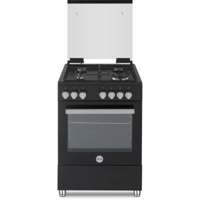 Cuisiniere a gaz BERTAZZONI LA GERMANIA PIA60GN - 4 foyers - 10,35 kW - 60 cm - Noir