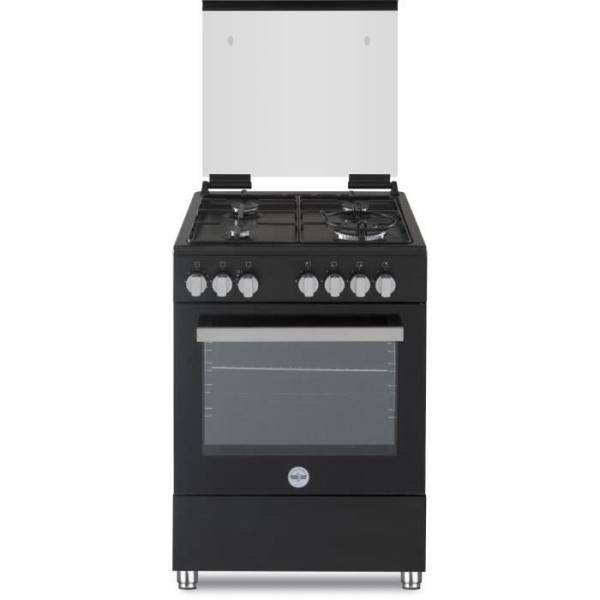 Cuisiniere a gaz BERTAZZONI LA GERMANIA PIA60GN - 4 foyers - 10,35 kW - 60 cm - Noir
