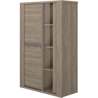 Vaisselier - MARCEAU - Chene Reed - 2 portes - 115 x 49 x 175 cm - GAMI