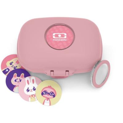 Boîte a Goûter - MONBENTO - Snack box hermétique - MB Gram Rose Blush