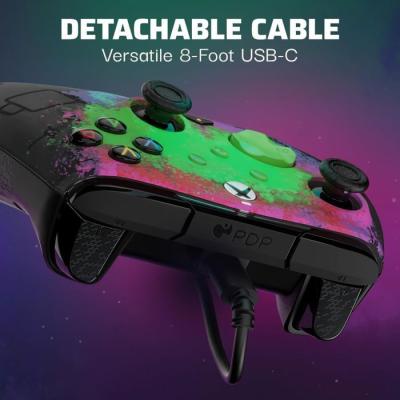 Manette de jeu - Xbox - Rematch Glow Advanced - Filiare - Space Dust - PDP