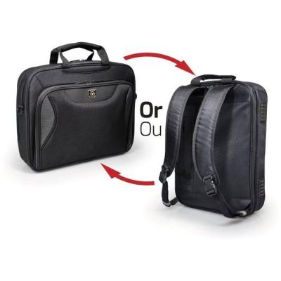 Sacoche - PORT Designs - MANHATTAN - Convertible sac a dos - 15.6 pouces - Noir
