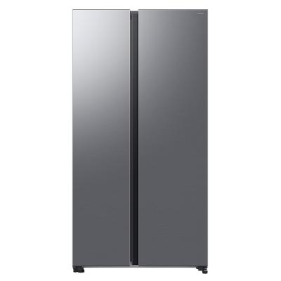 Réfrigérateur américain - SAMSUNG - RS70F65QET - 2 portes - 659 L - Classe E - Platinum Inox