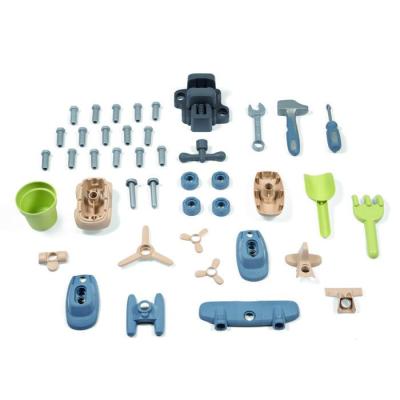 Smoby Life - Maison Nature + Atelier - Fabriquée en France - Matiere Recyclée - 39 accessoires - Des 2 ans