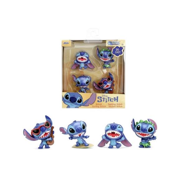 Jada - Figurines Stitch - 6cm - Set 4 pieces - Des 8 ans