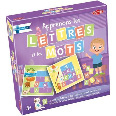 Apprenons les Lettres et les Mots - Jeu éducatif - TACTIC - 2 joueurs et plus - Des 4 ans