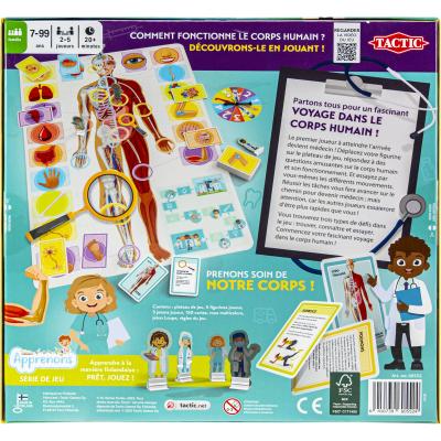 Apprenons le corps humain - Jeu éducatif - TACTIC - 2 joueurs et plus - Des 7 ans