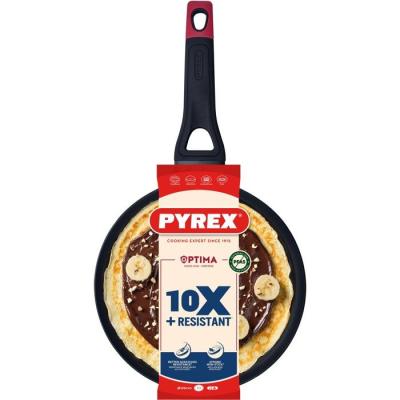 Crepiere - Tous feux dont induction - PYREX - Optima - Ø 25cm - Sans PFAS - Noir