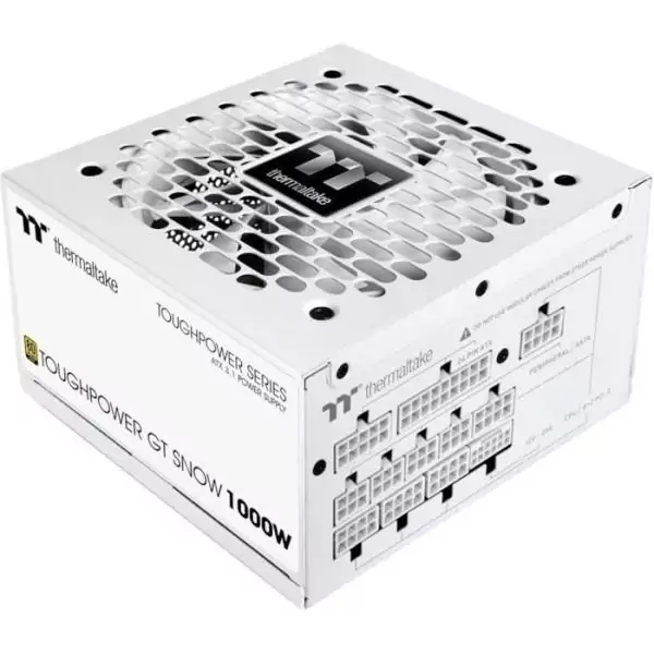 THERMALTAKE - Toughpower GT Snow - Alimentation PC - 1000 W - 80+ Gold - ATX3.1 - Full modulaire - PCI-E 5.1