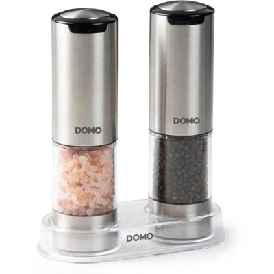 Ensemble de 2 moulins a poivre et sel électriques - DOMO - USB - 96 m