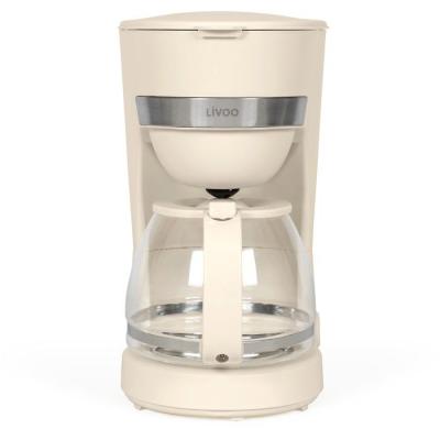 Cafetiere électrique - LIVOO - DOD200C - 750 W - 1,25 L - 10 a 12 tas