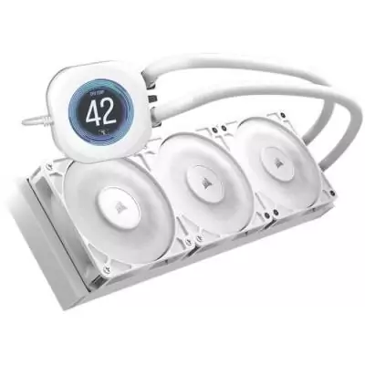 Refroidissement PC Corsair Nautilus 360 LCD White - Watercooling 360 mm - Refroidisseur Liquide CPU