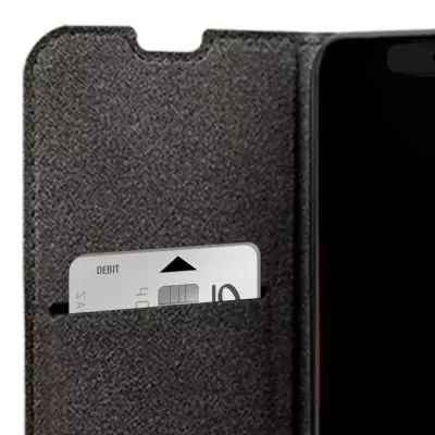 Etui a rabat - IPhone 17 - 65% GRS - Noir Etui a rabat - IPhone 17 - 65% GRS - Noir