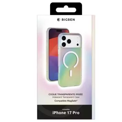 Coque MagSafe - IPhone17 Pro - Semi-transparente - Irisée