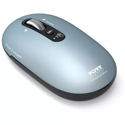 Souris Bluetooth rechargeable - PORT Designs 910500 PURE - Bleu sombre
