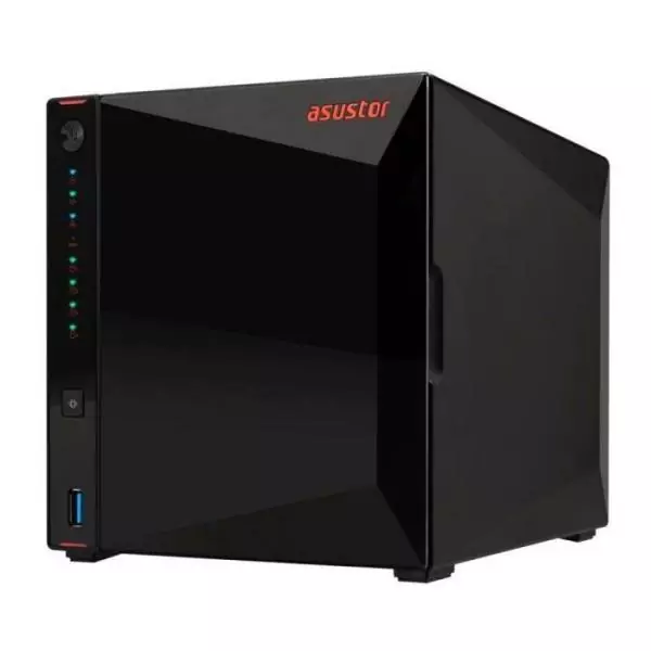 Serveur NAS - ASUSTOR - AS5404T Nimbustor 4 Gen2 - Quad-Core 2.0GHz - 4GB DDR4 - 2x 2.5GbE - 4 baies