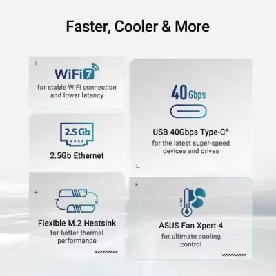 Carte mère ASUS PRIME X870-P WIFI - Performance et connectivité optimales