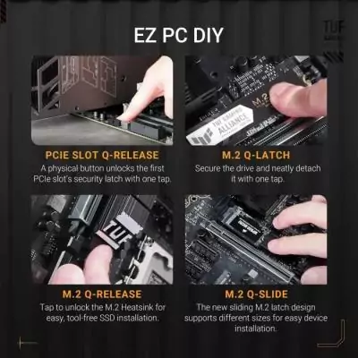 Carte mère ASUS TUF GAMING Z890-PLUS WIFI - DDR5 | Performances ultimes en ATX Carte mère ASUS TUF GAMING Z890-PLUS WIFI - DDR5 | Performances ultimes en ATX