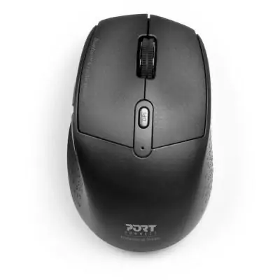 Souris sans fil PORT Designs 900715 PRO - Bluetooth & 2.4 GHz - Rechargeable - Noir