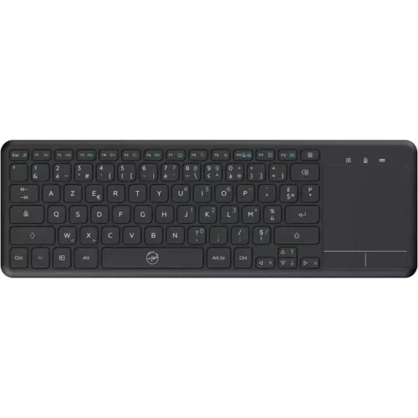Clavier sans fil - MOBILITY - Noir - Azerty - USB 2.4 GHz - Compatible Smart TV