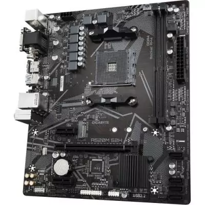 Carte mere - GIGABYTE - A520M S2H - Micro ATX - Socket AM4 - DDR4 jusqu'a 64 Go